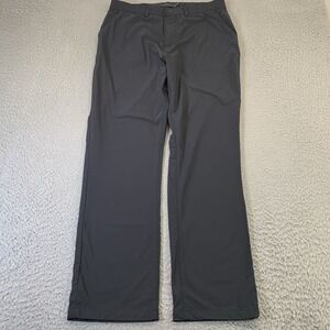 Gramicci Hiking Pants Mens‎ 36x32 Gray Softshell Nylon Outdoor Performance Zip